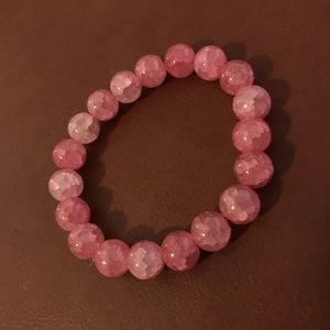 pink bracelet